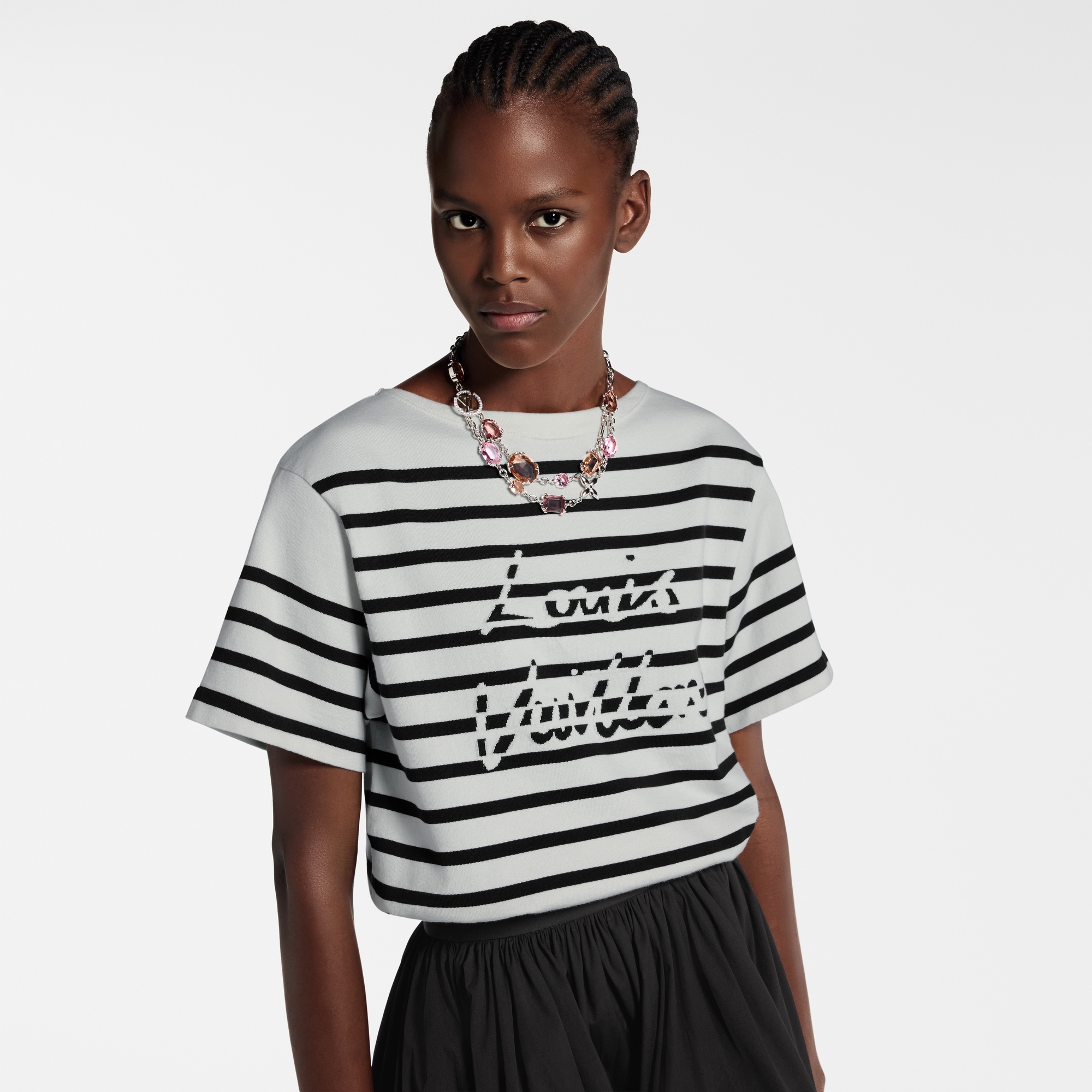  Ready-to-Wear Tops Signature Stripes Knit Top | Louis Vuitton ® (Product zoom)