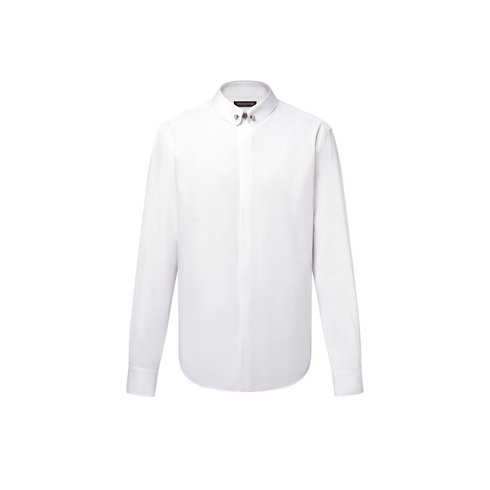 Ready-to-Wear Shirts Silk-Blend Evening Shirt | Louis Vuitton ® (Product zoom)