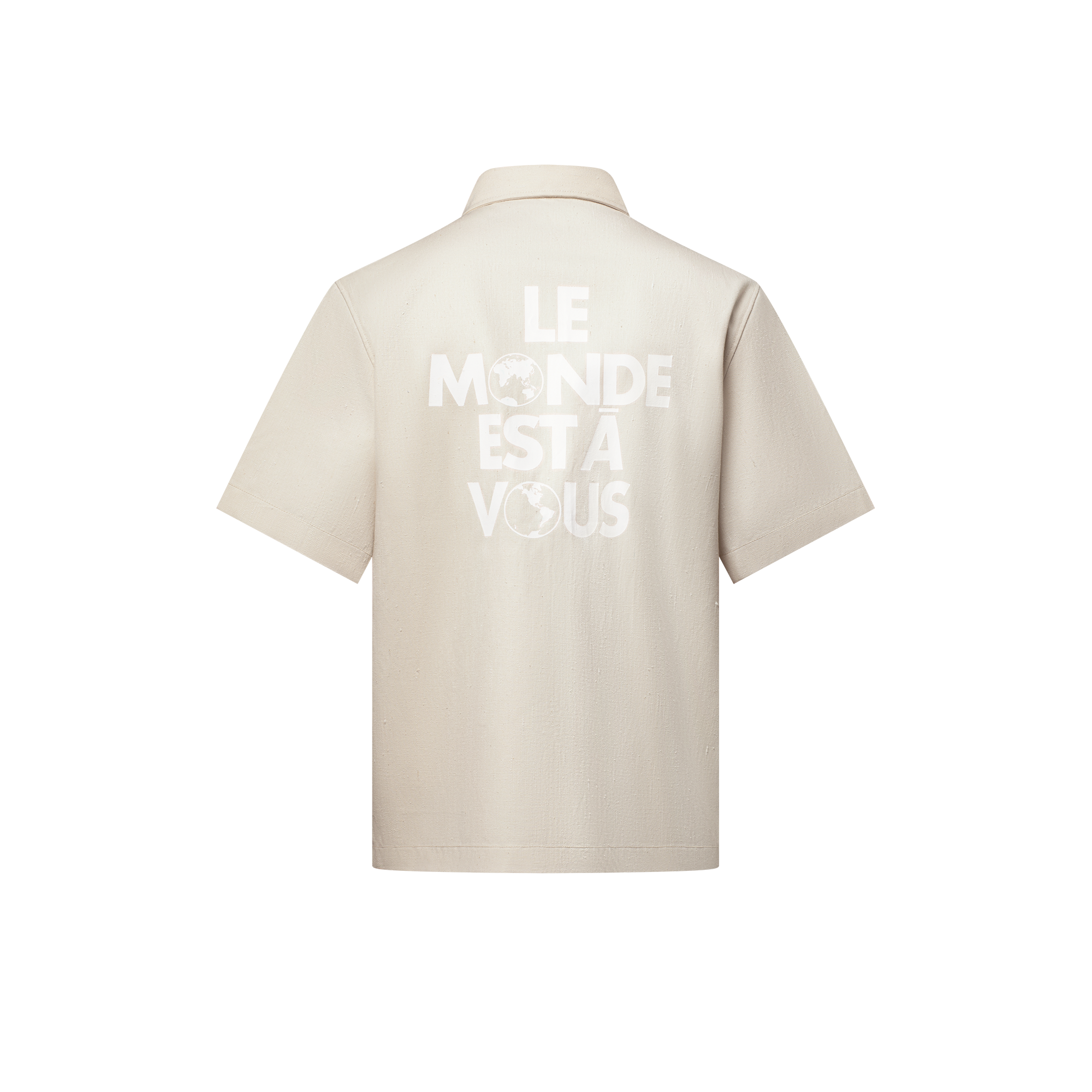 Ready-to-Wear Shirts Silk-Blend Short-Sleeved Shirt  | Louis Vuitton ® (Product zoom)