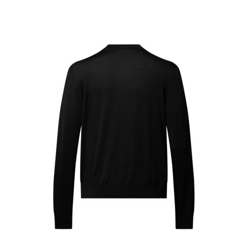 Ready-to-Wear All Ready-to-Wear Silk, Cashmere And Wool Blend Crewneck | Louis Vuitton ® (Product zoom)