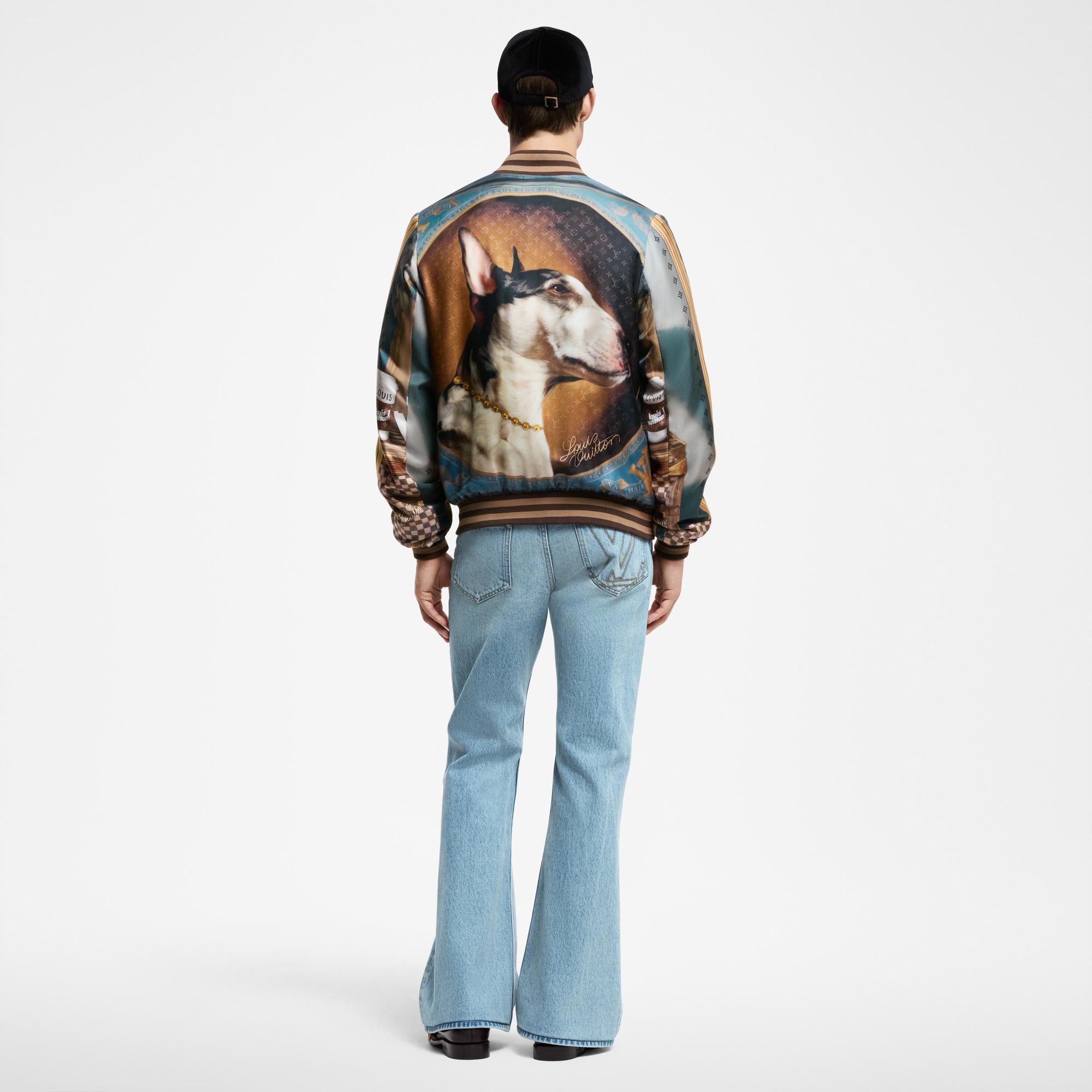  Ready-to-Wear Coats and Outerwear Silk Scarf Souvenir Jacket | Louis Vuitton ® (Product zoom)