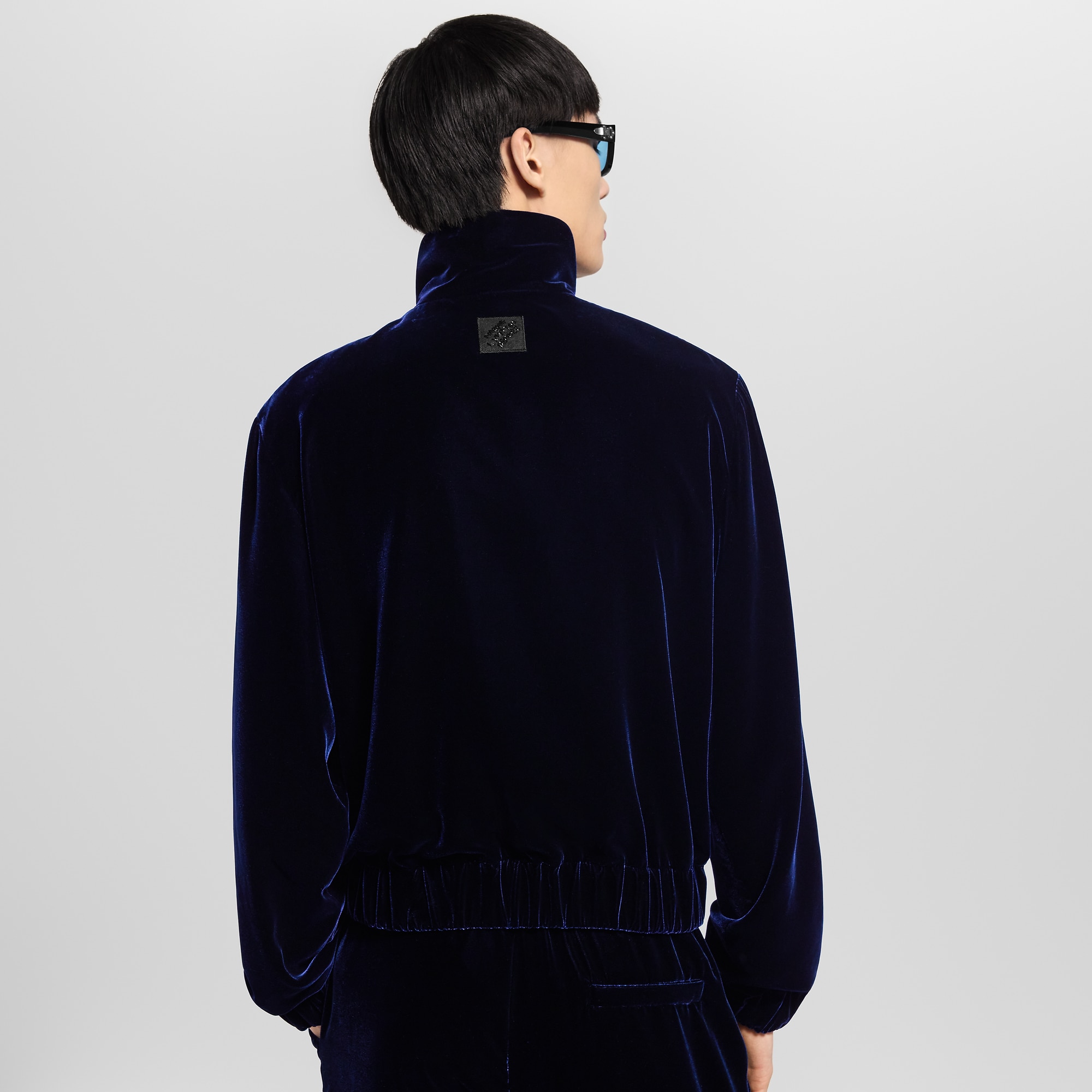 Silk Velvet Tracksuit Top