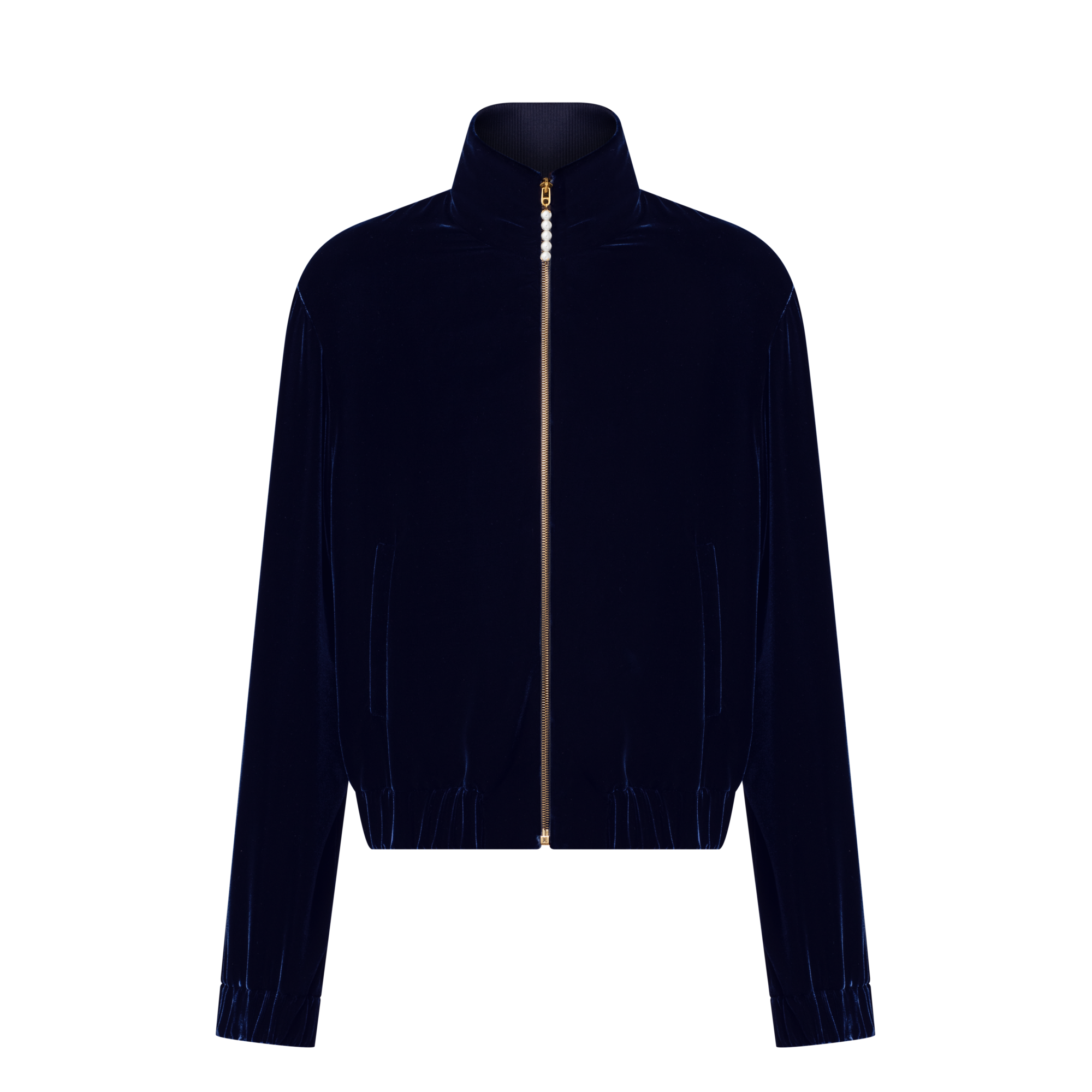  Ready-to-Wear Coats and Outerwear Silk Velvet Tracksuit Top | Louis Vuitton ® (Product zoom)