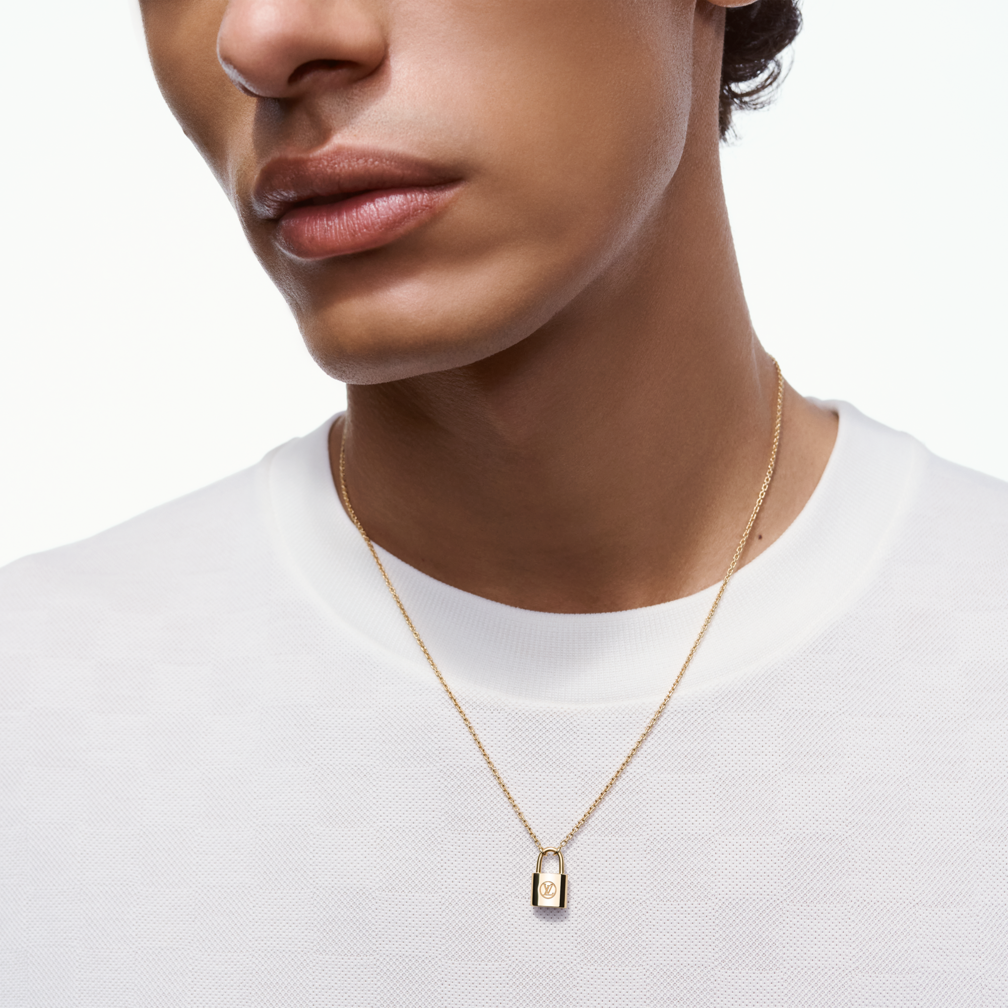 Silver Lockit Exclusive Gold Edition Pendant, Yellow Gold 