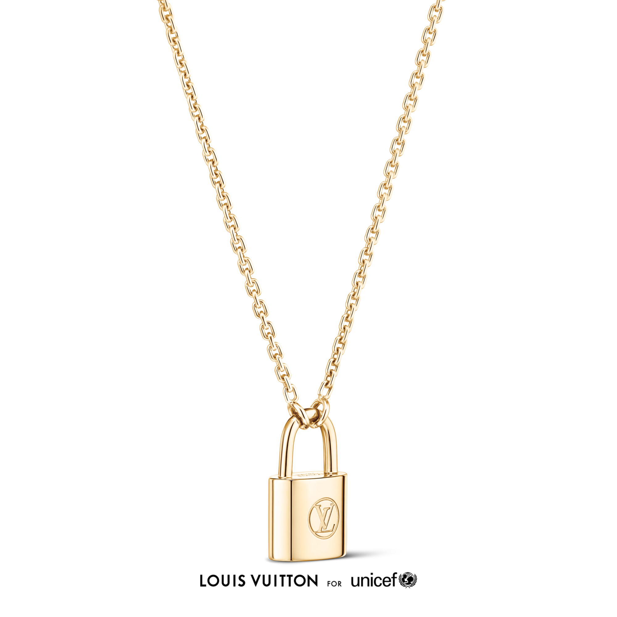 Silver Lockit Exclusive Gold Edition Pendant, Yellow Gold 