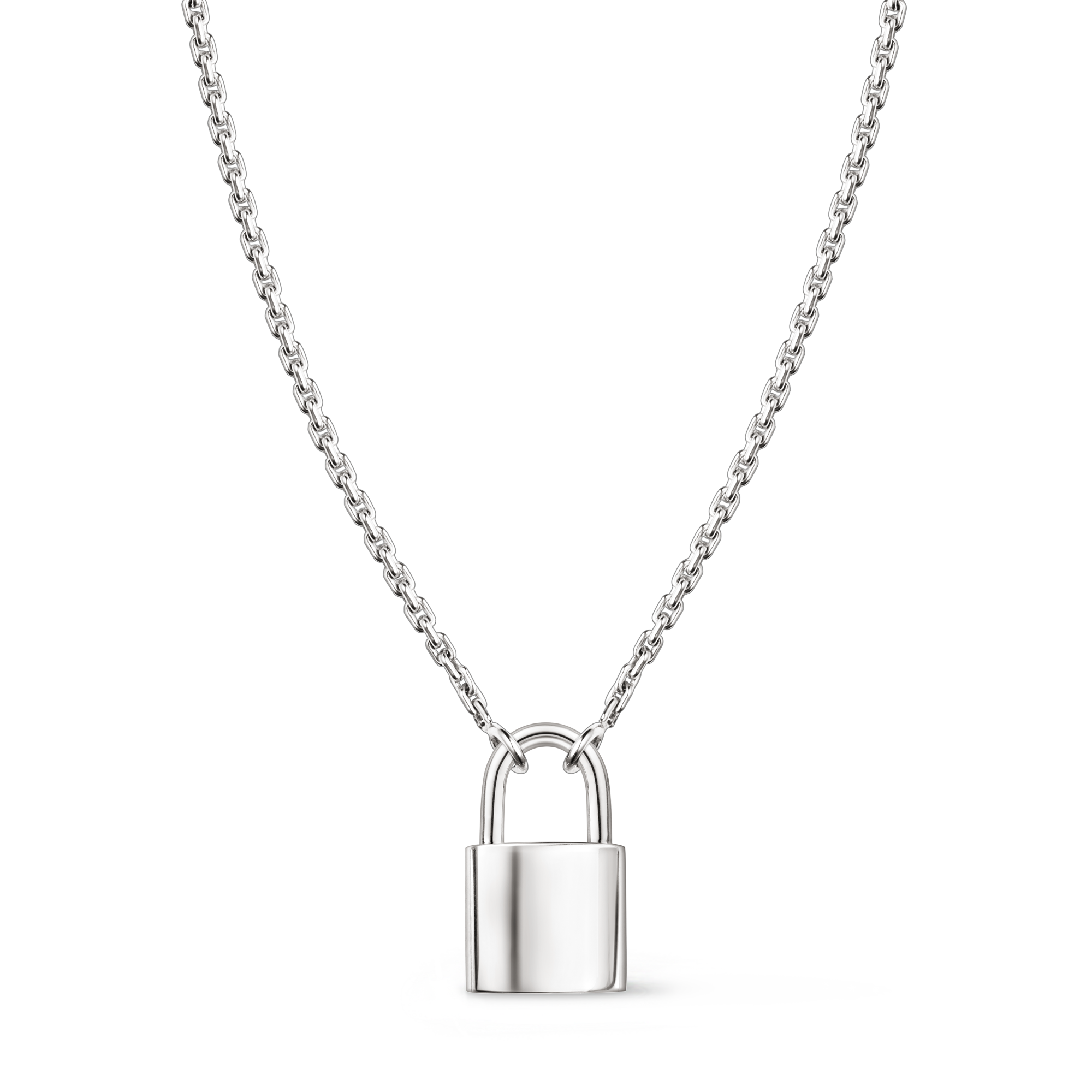  Categories All Fine Jewelry Silver Lockit pendant, sterling silver | Louis Vuitton ® (Product zoom)