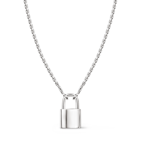 Categories All Fine Jewelry Silver Lockit pendant, sterling silver | Louis Vuitton ® (Product zoom)