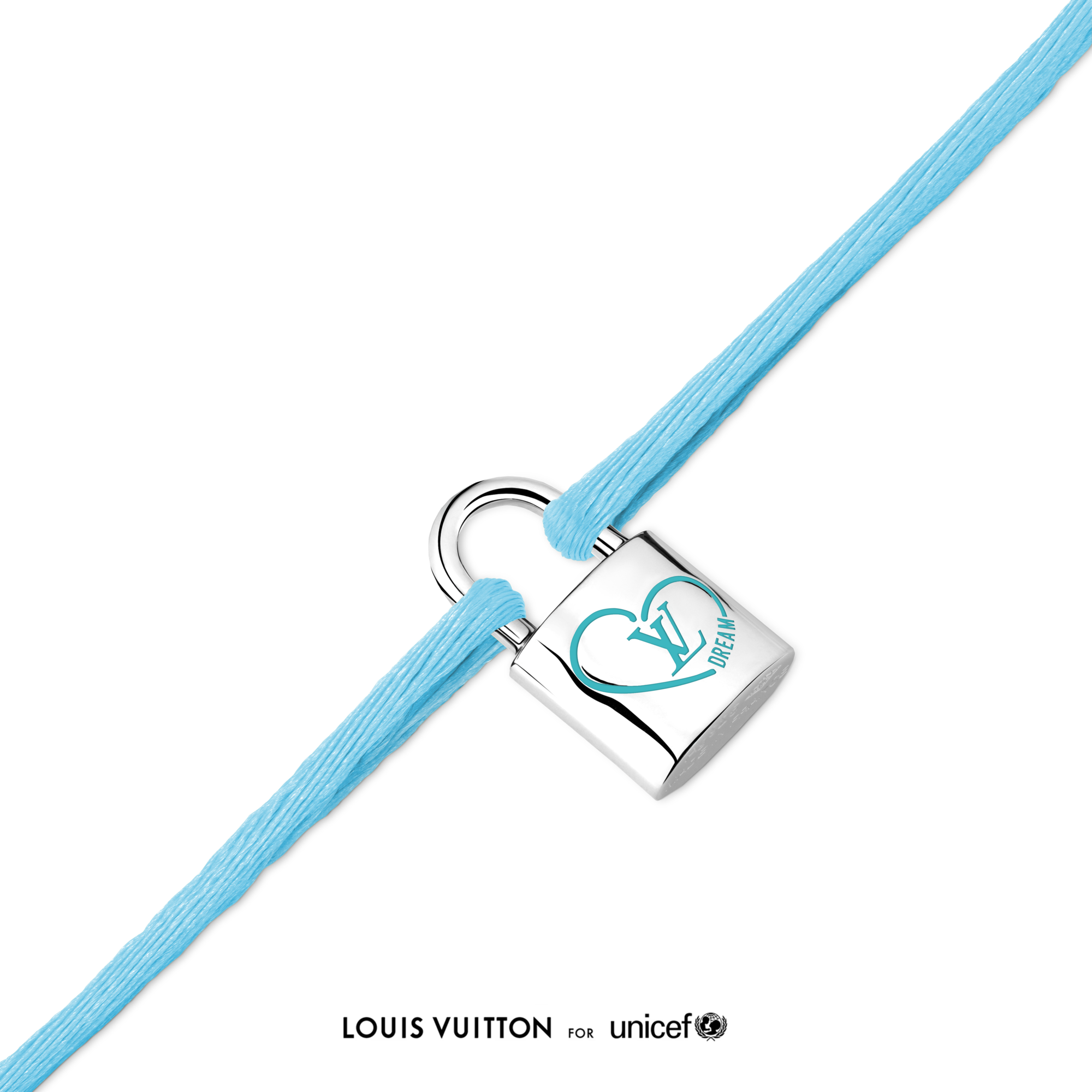 Silver Lockit x Felix Lee Bracelet, Sterling Silver, Blue Lacquer 