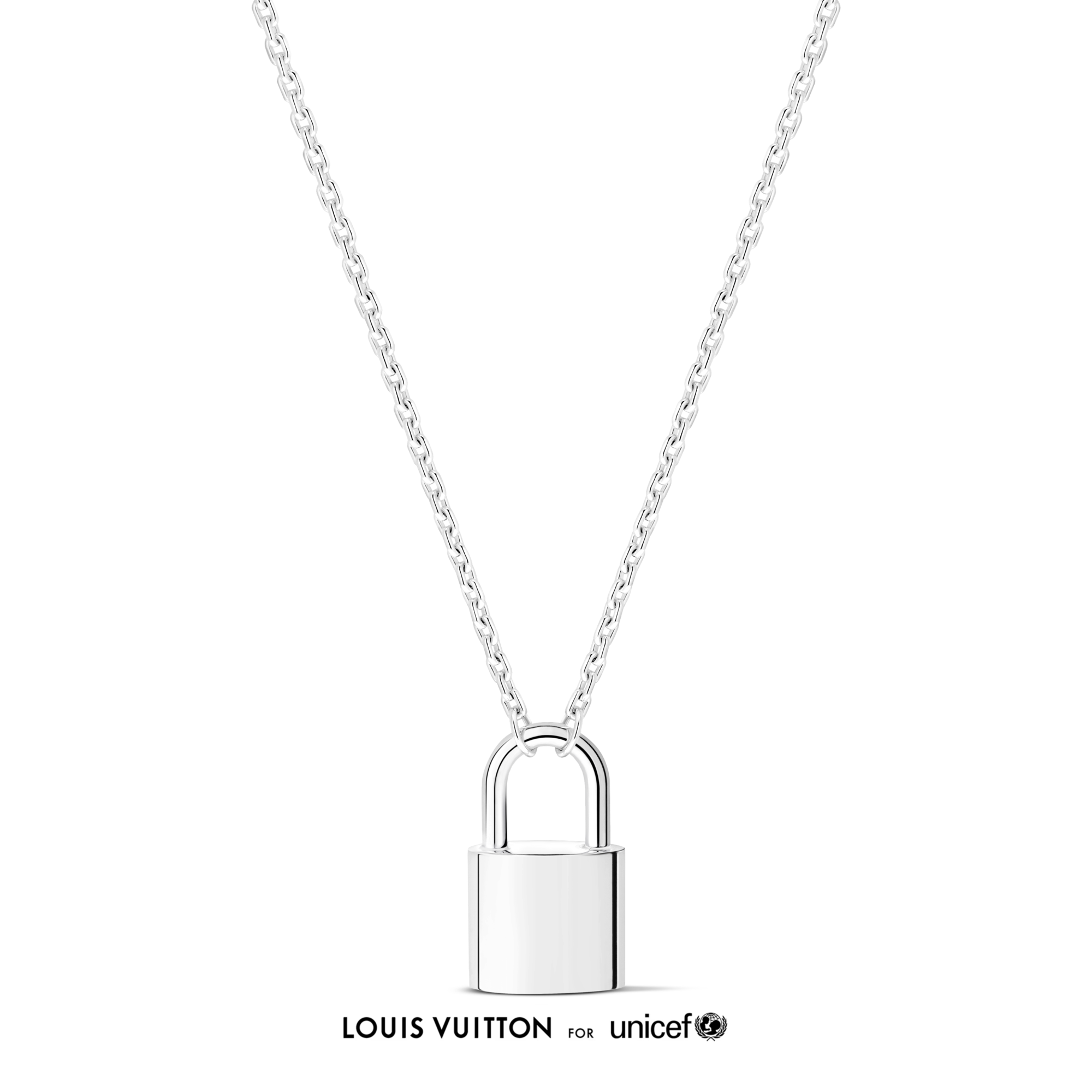 Silver Lockit x Felix Lee Pendant, Sterling Silver and Blue 