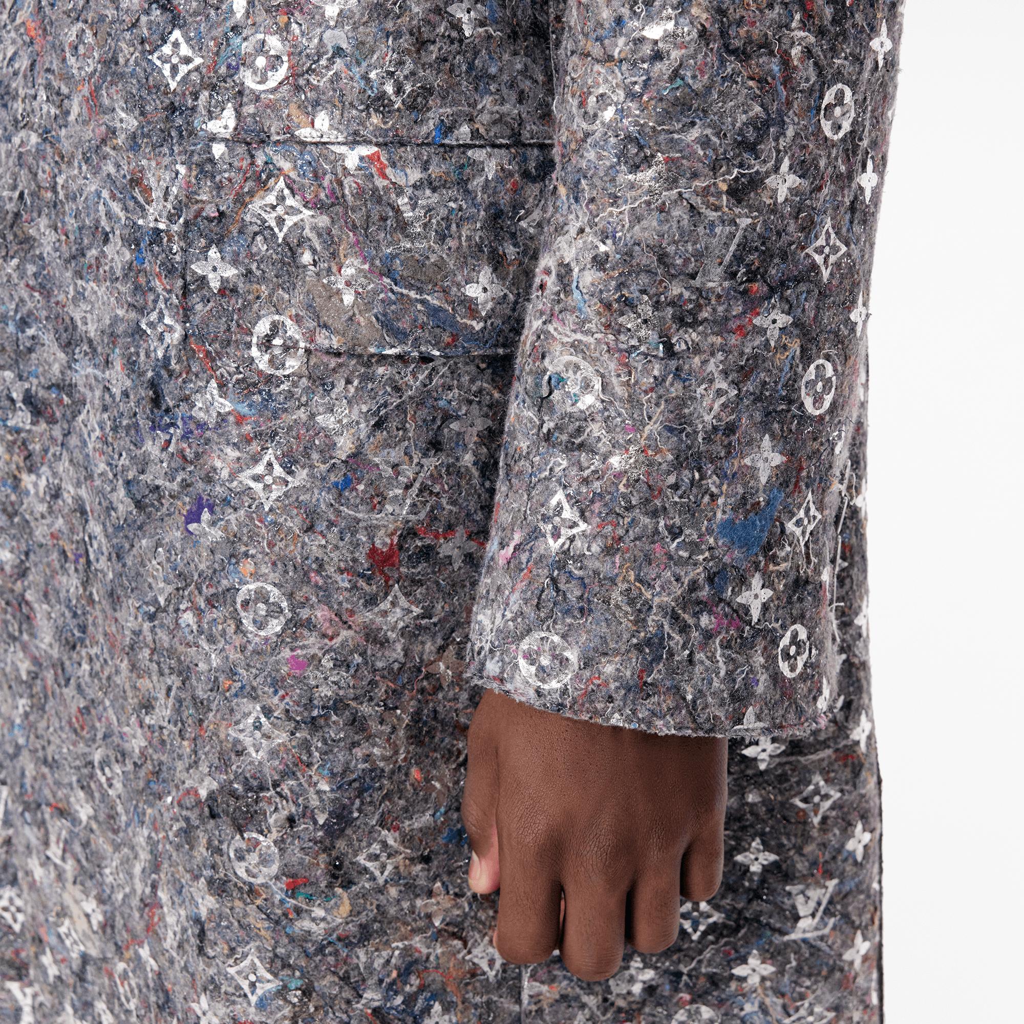 louis vuitton silver jacket