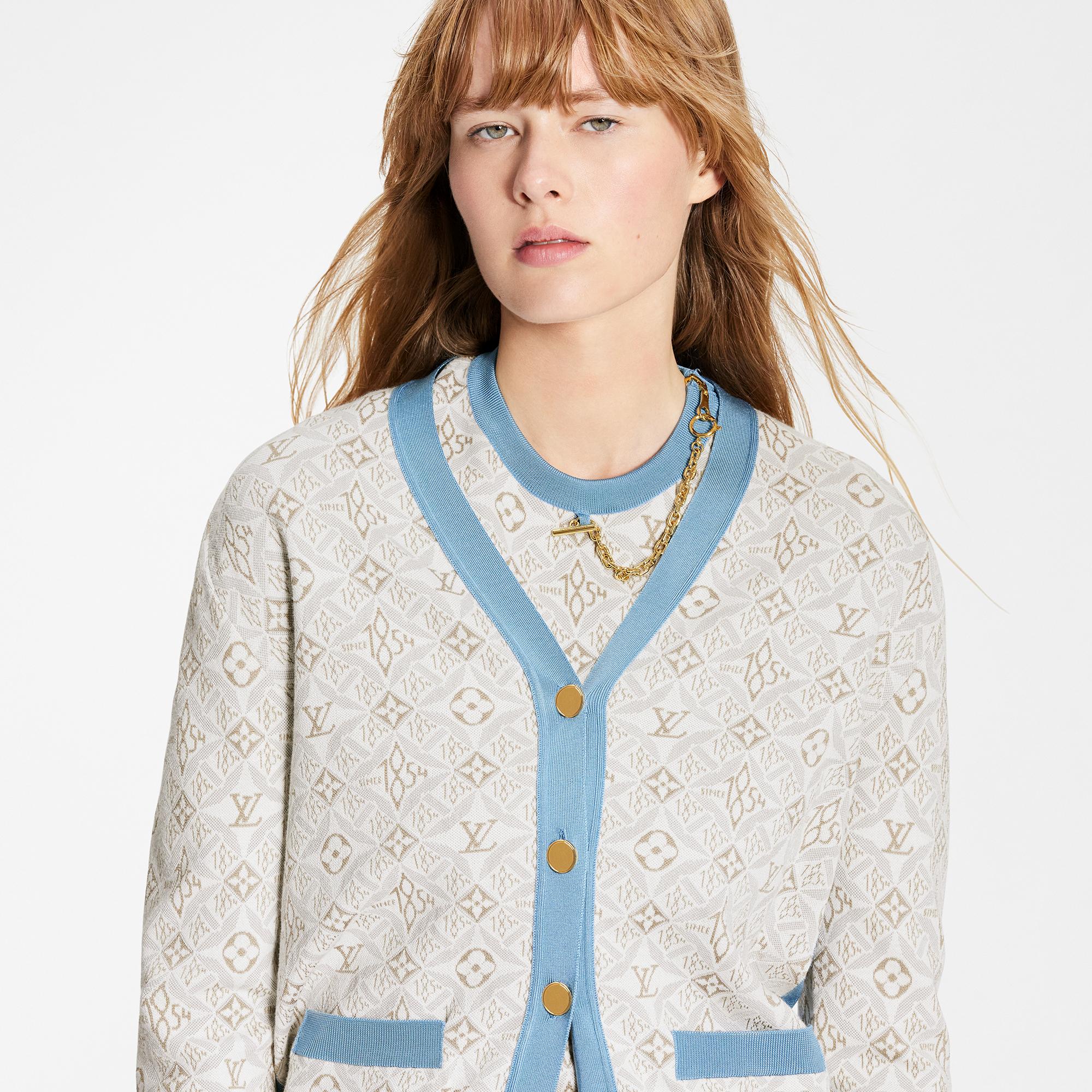  Discontinued Product Obs 3 Since 1854 Contrast Trim Cardigan | Louis Vuitton ® (Product zoom)