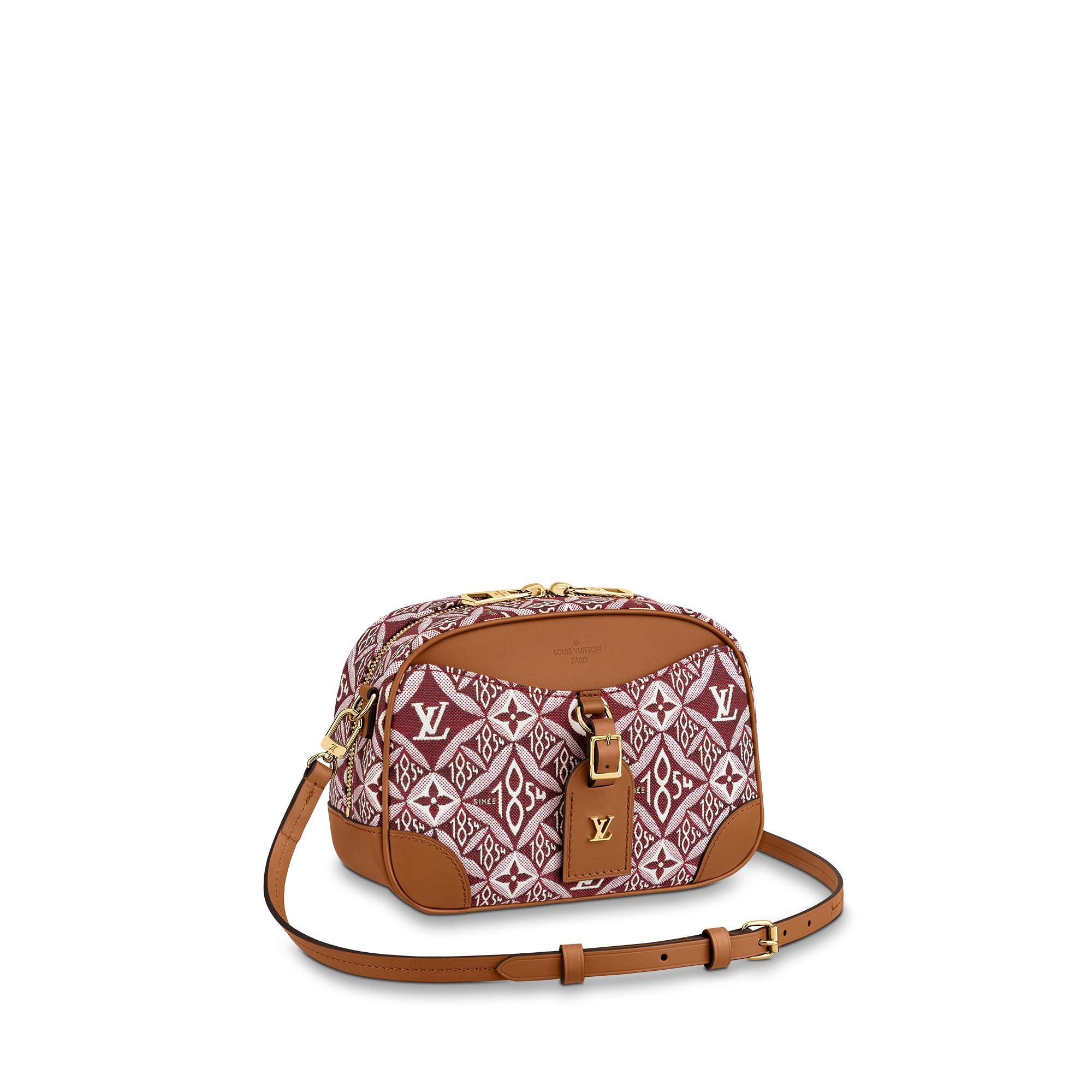Since 1854 Deauville Mini Monogram Jacquard Since 1854 In Red Handbags M Louis Vuitton