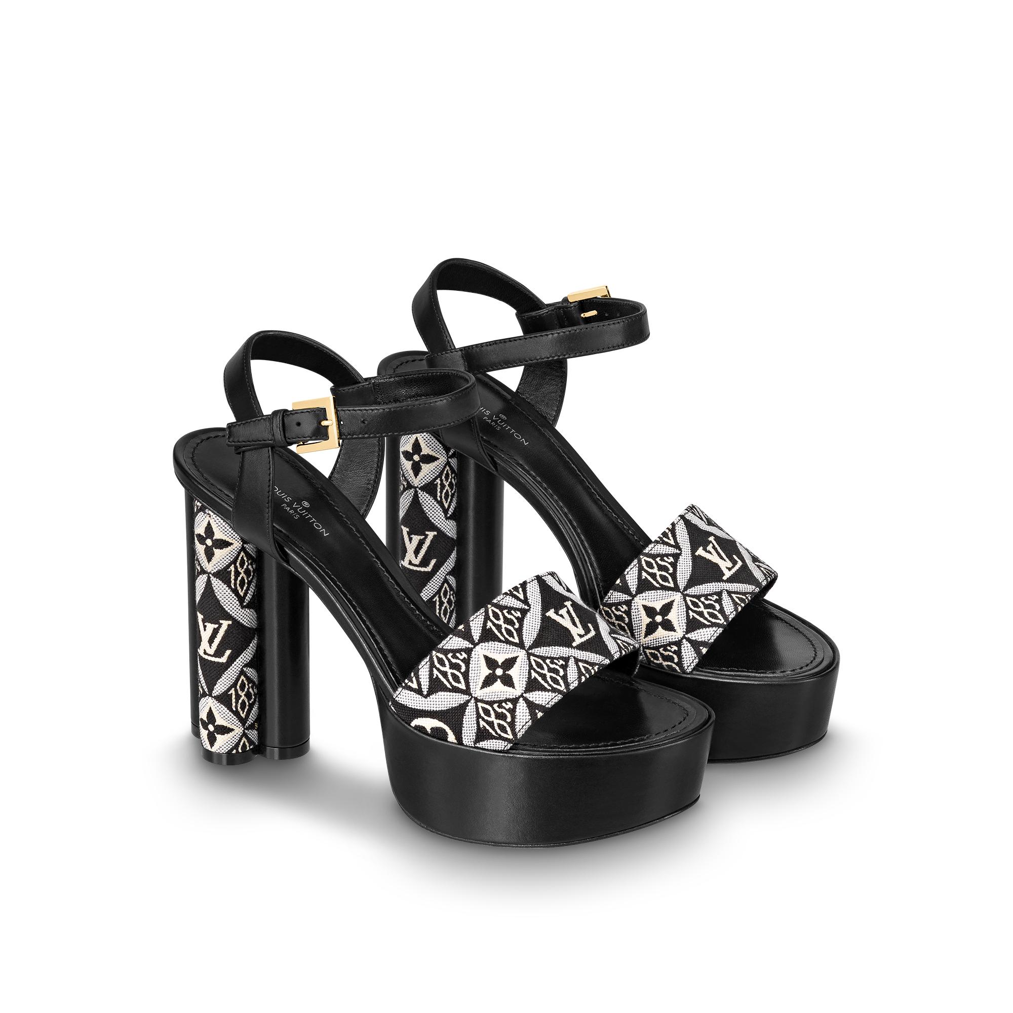 louis vuitton platform sandals