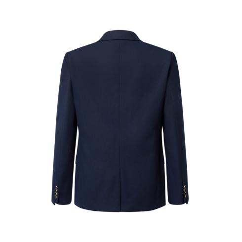 Ready-to-Wear Denim Single-Breasted Denim Notch Lapel Jacket | Louis Vuitton ® (Product zoom)