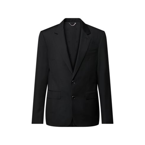 Ready-to-Wear All Ready-to-Wear Single-Breasted Jacquard Gaston Jacket | Louis Vuitton ® (Product zoom)