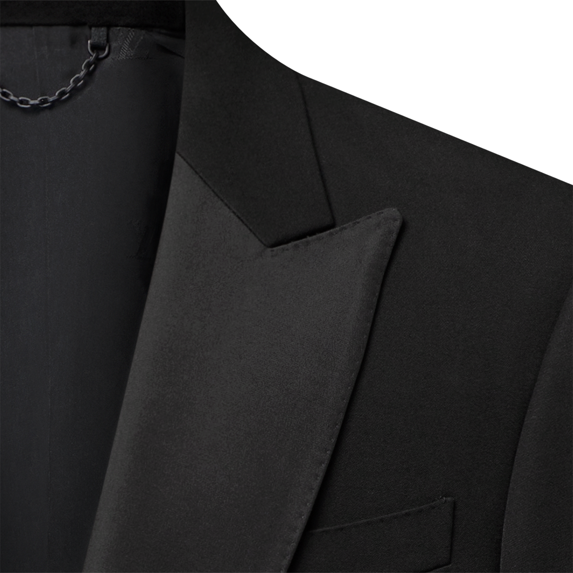 Single-Breasted Tuxedo Jacket