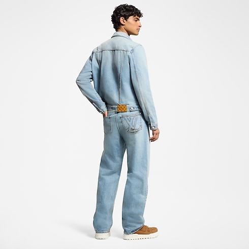 Ready-to-Wear Denim Skate Fit Denim Pants | Louis Vuitton ® (Product zoom)