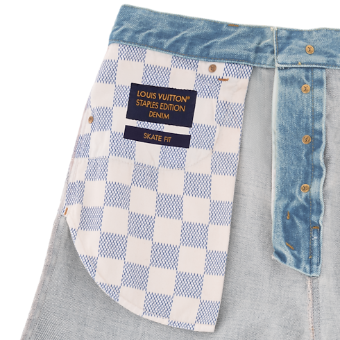 Ready-to-Wear Denim Skate Fit Denim Pants | Louis Vuitton ® (Product zoom)