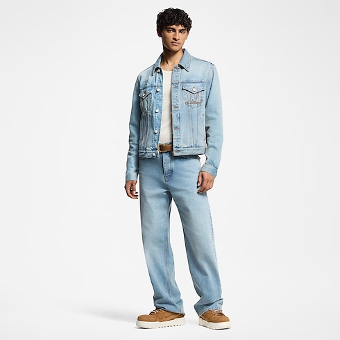 Ready-to-Wear Denim Skate Fit Denim Pants | Louis Vuitton ® (Product zoom)