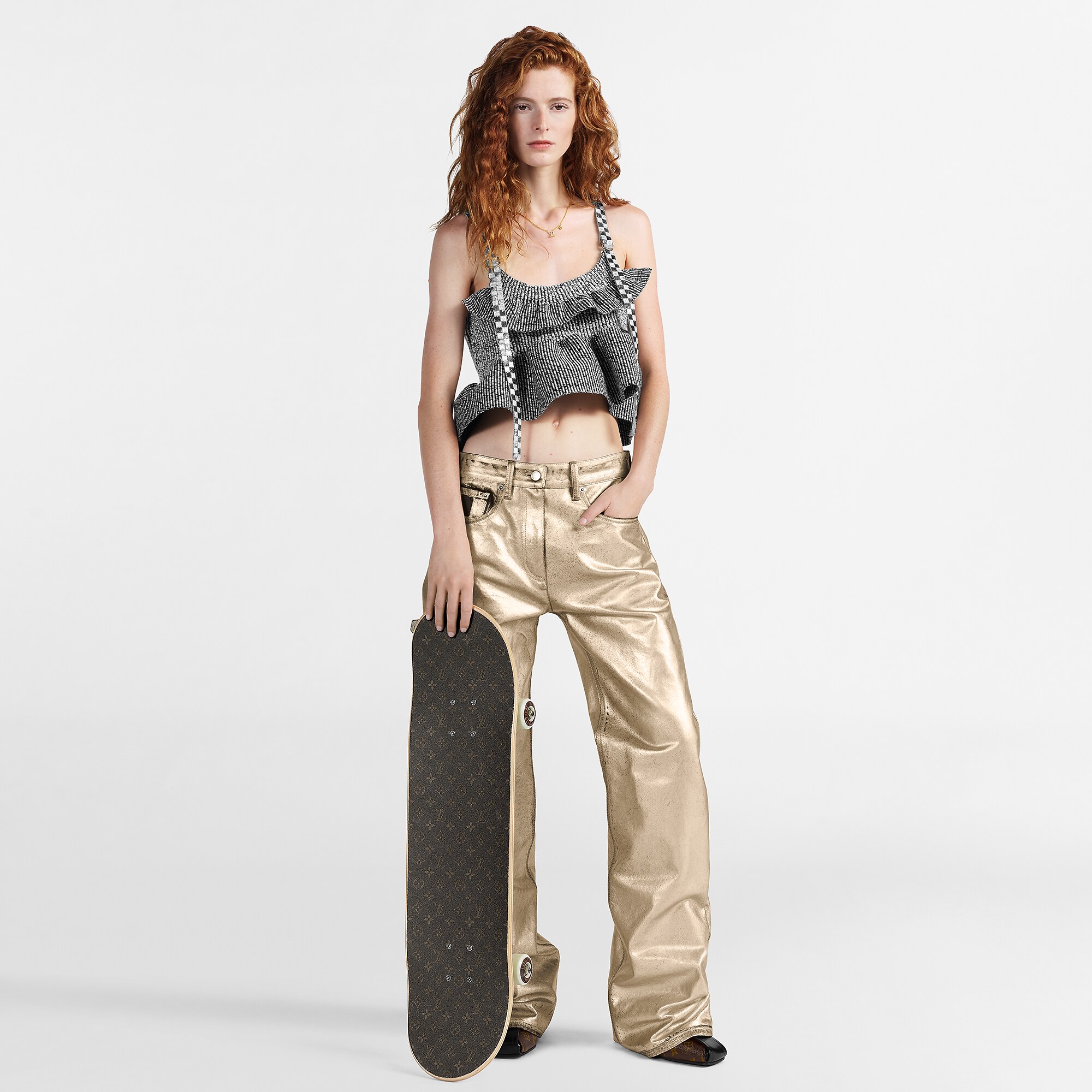 Skateboard and Strap