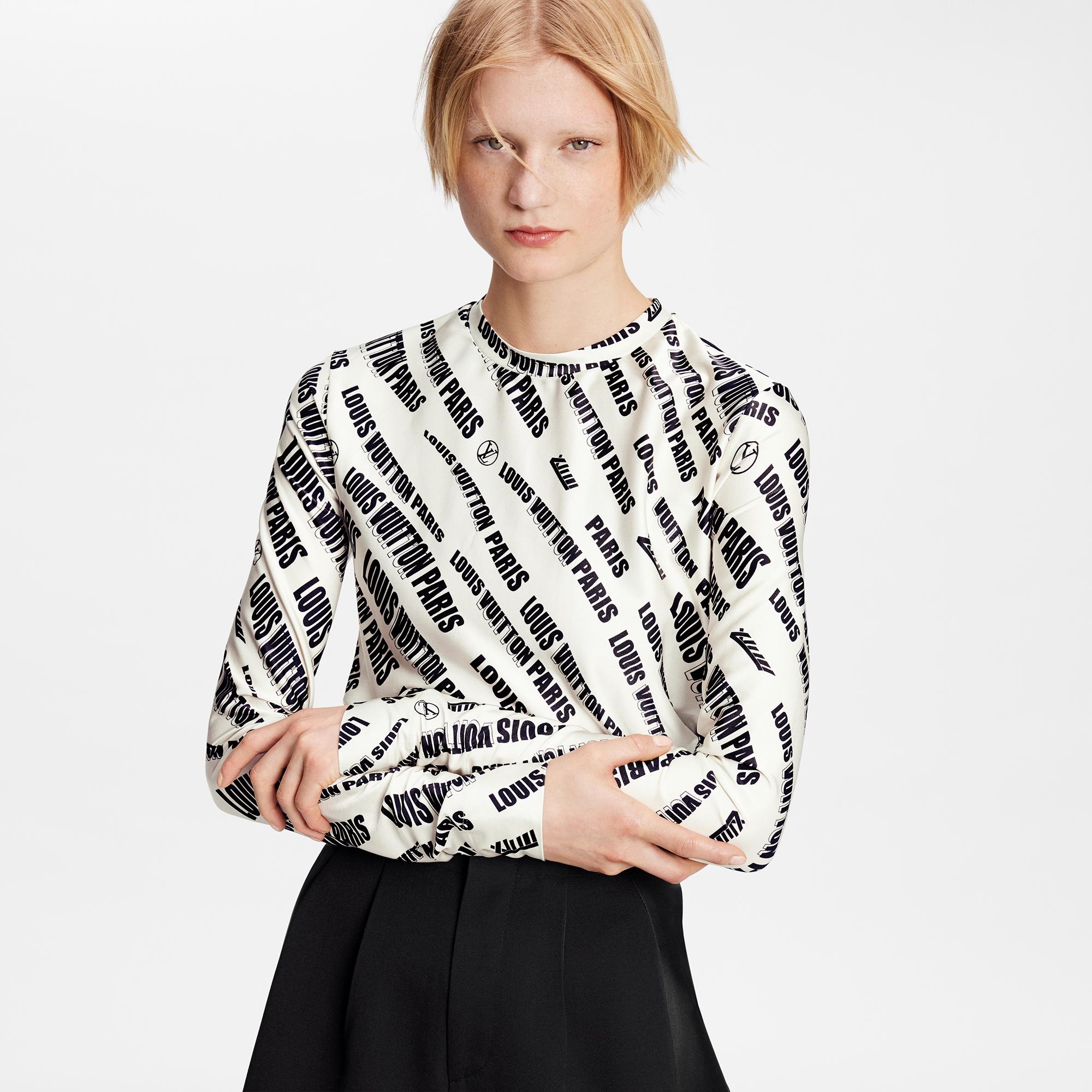  Discontinued Product Obs 3 Slanted Signature Sporty T-Shirt | Louis Vuitton ® (Product zoom)