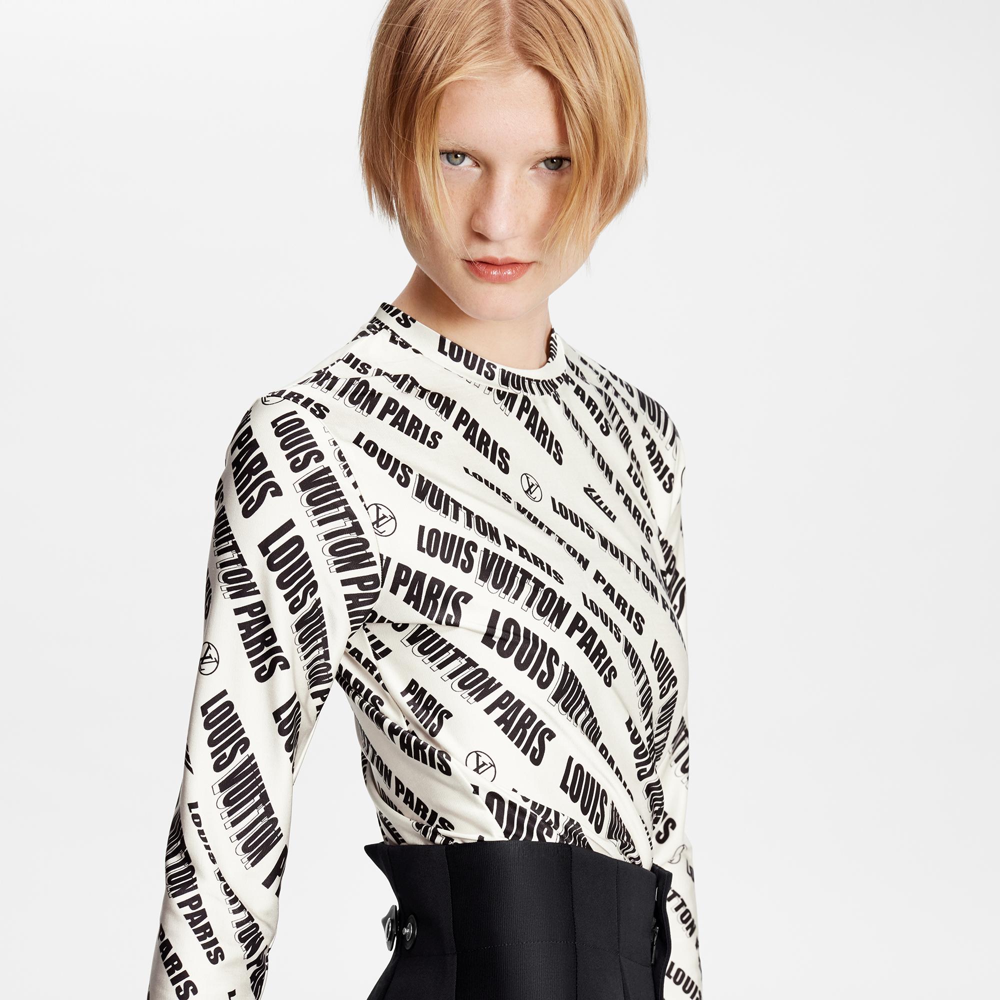  Discontinued Product Obs 3 Slanted Signature Sporty T-Shirt | Louis Vuitton ® (Product zoom)