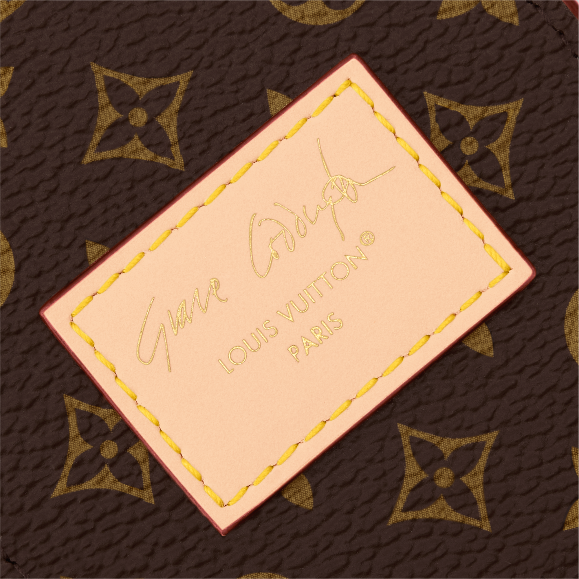 S00 Accessories Key Holders and Bag Charms Sleeping Cat Door Sign Bag Charm | Louis Vuitton ® (Product zoom)