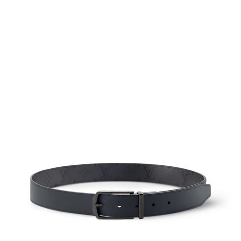 Monogram Midnight Accessories Belts Slender Monogram Midnight 35mm Reversible Belt | Louis Vuitton ® (Product zoom)