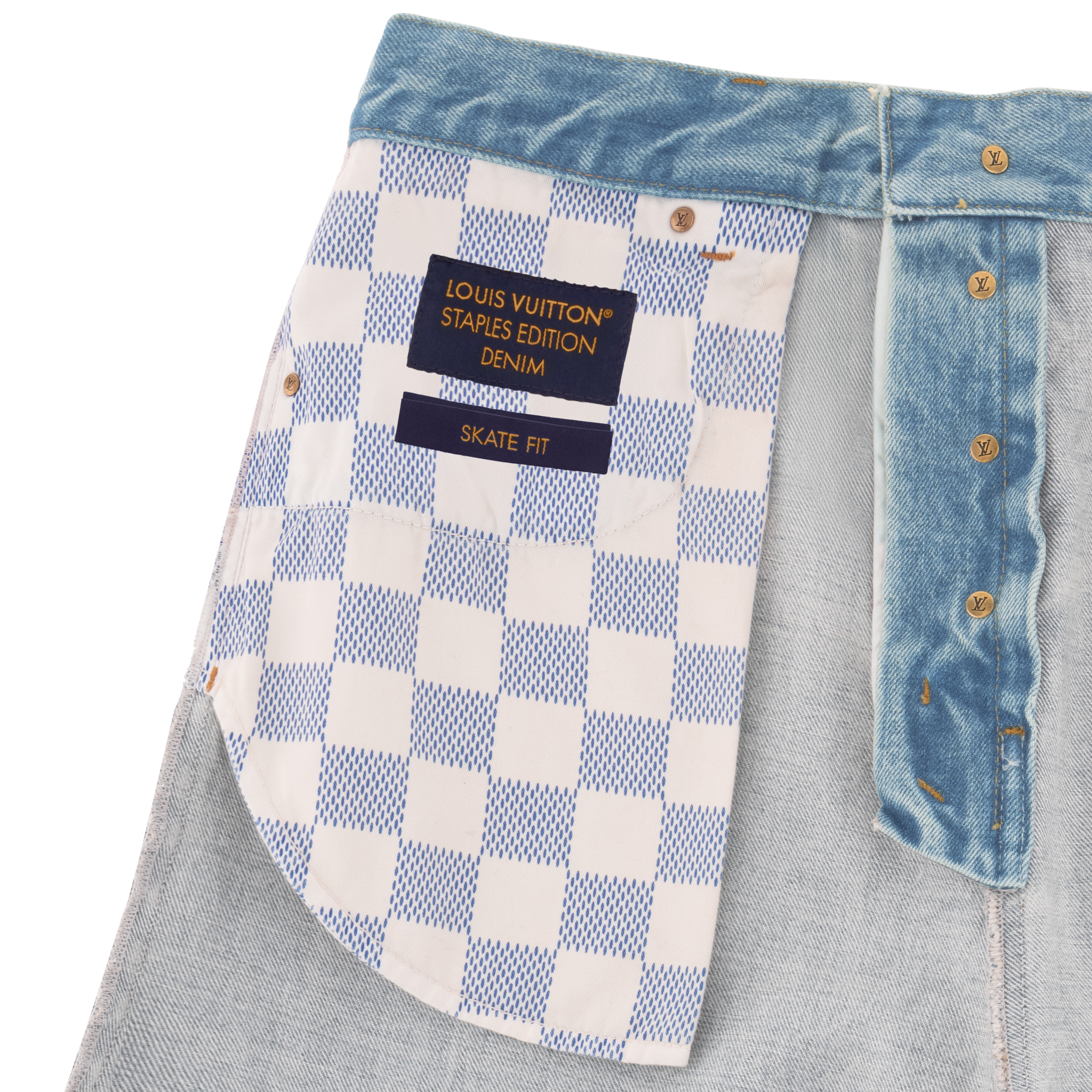 Ready-to-Wear Denim Slim Fit Denim Pants  | Louis Vuitton ® (Product zoom)