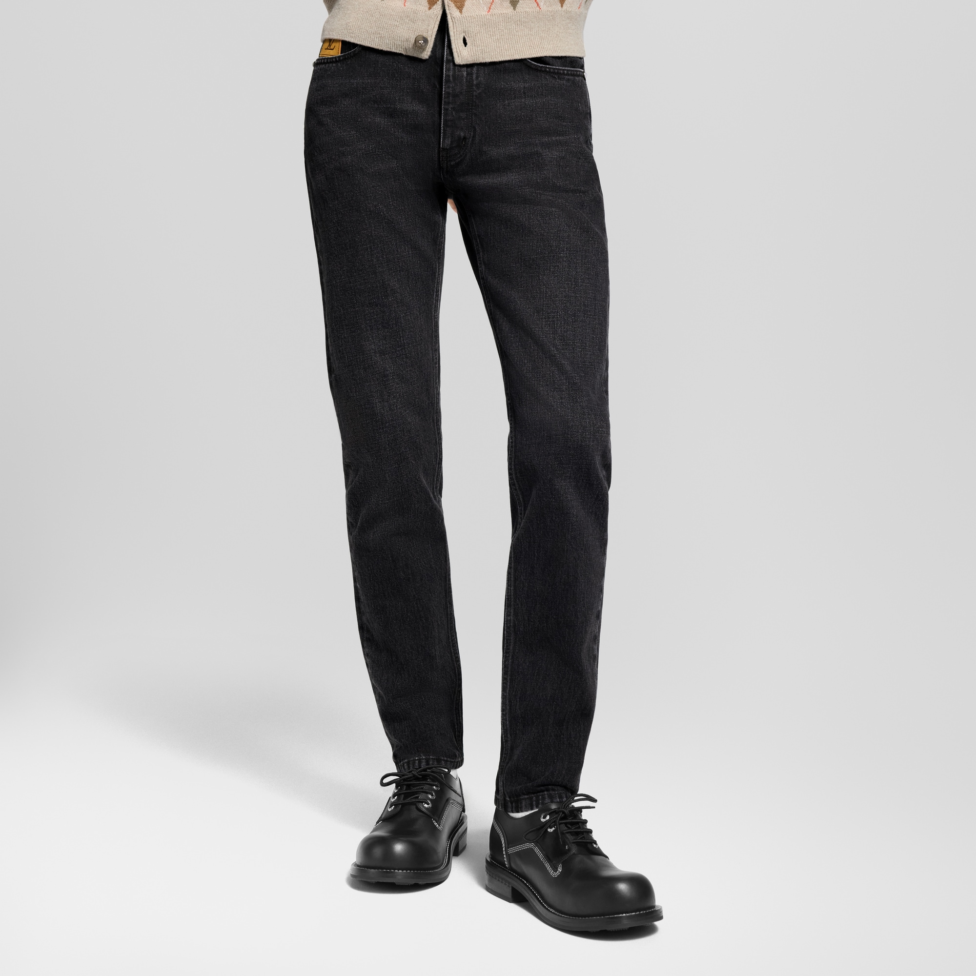  Ready-to-Wear Denim Slim Fit Denim Pants | Louis Vuitton ® (Product zoom)