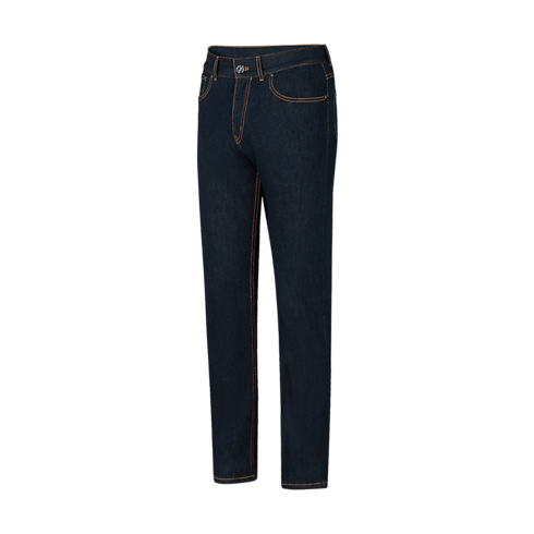 Ready-to-Wear Denim Slim Stretch Denim Pants | Louis Vuitton ® (Product zoom)