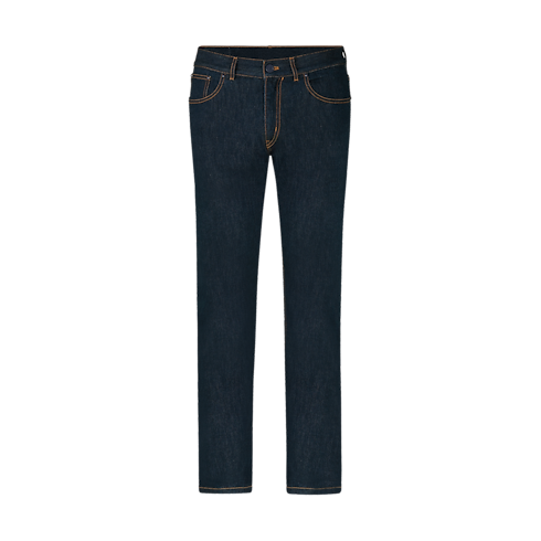 Ready-to-Wear Denim Slim Stretch Denim Pants | Louis Vuitton ® (Product zoom)