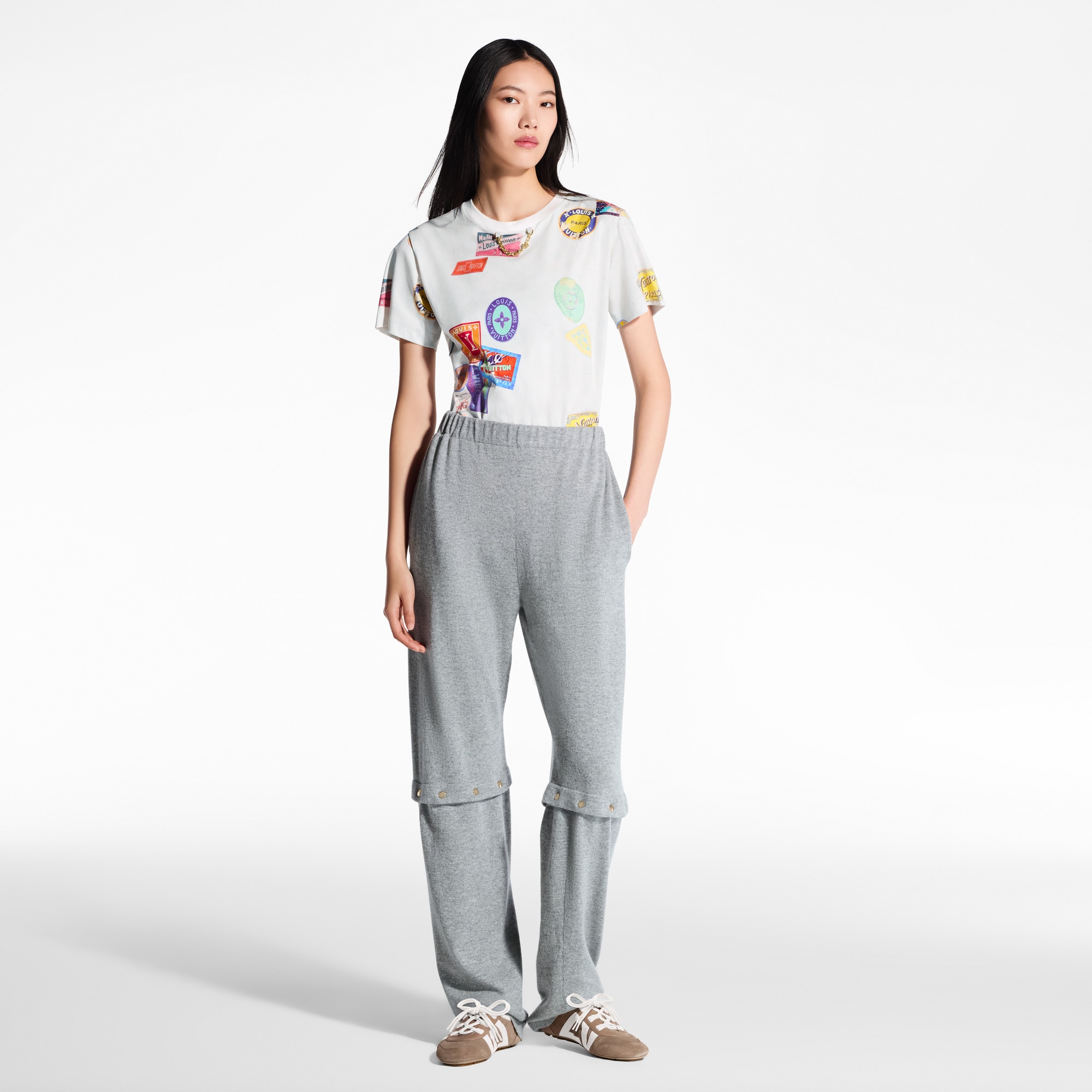  Ready-to-Wear Pants Snap Leg Knit Pants | Louis Vuitton ® (Product zoom)