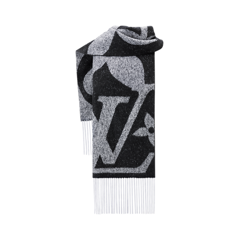 S00 Accessories Scarves Snowy Kaleidoscope Scarf | Louis Vuitton ® (Product zoom)
