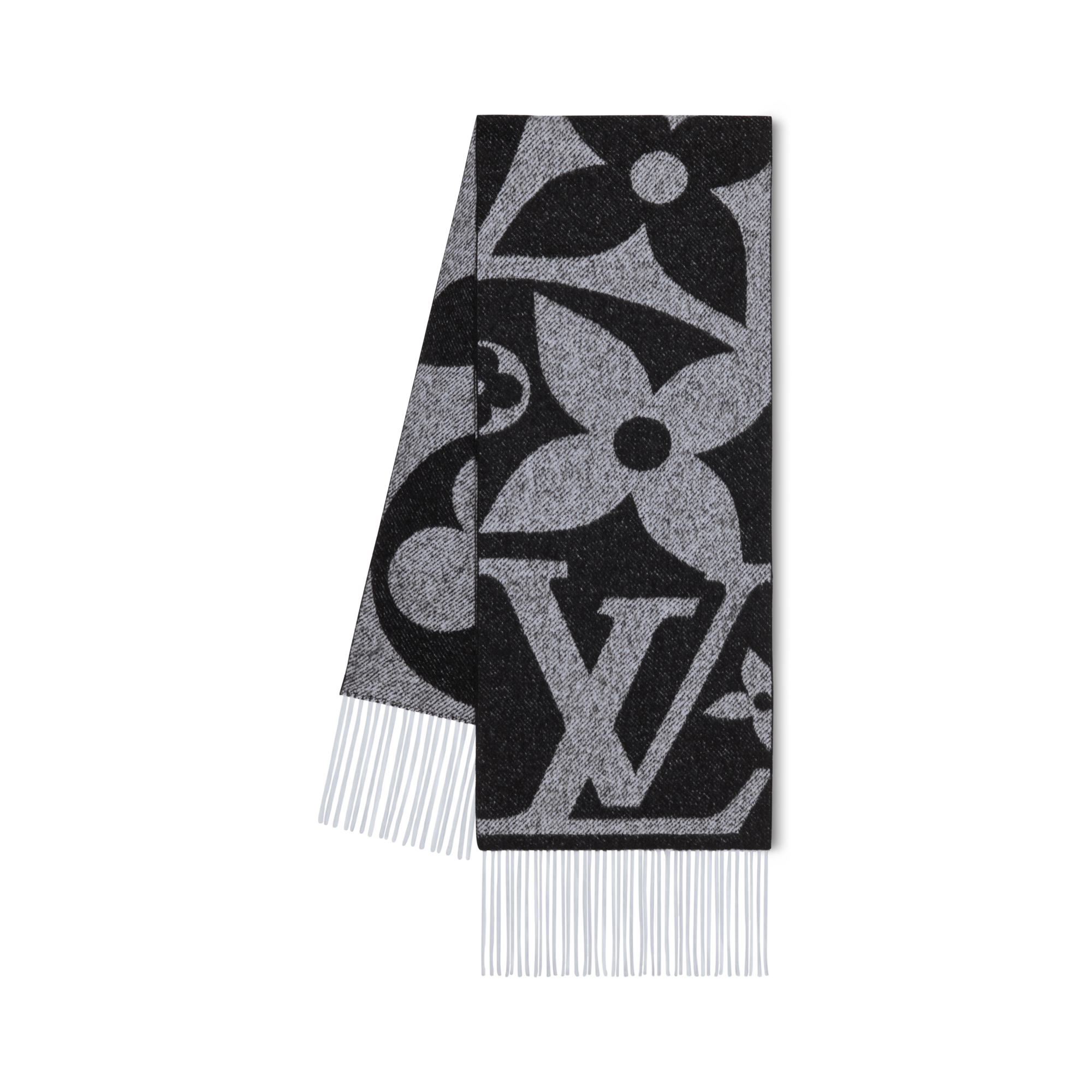 S00 Accessories Scarves Snowy Kaleidoscope Scarf | Louis Vuitton ® (Product zoom)
