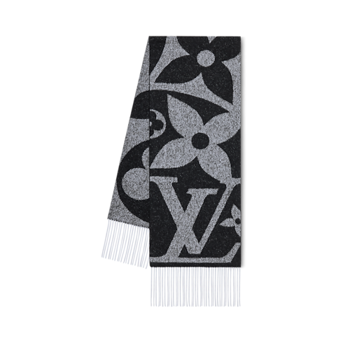 S00 Accessories Scarves Snowy Kaleidoscope Scarf | Louis Vuitton ® (Product zoom)