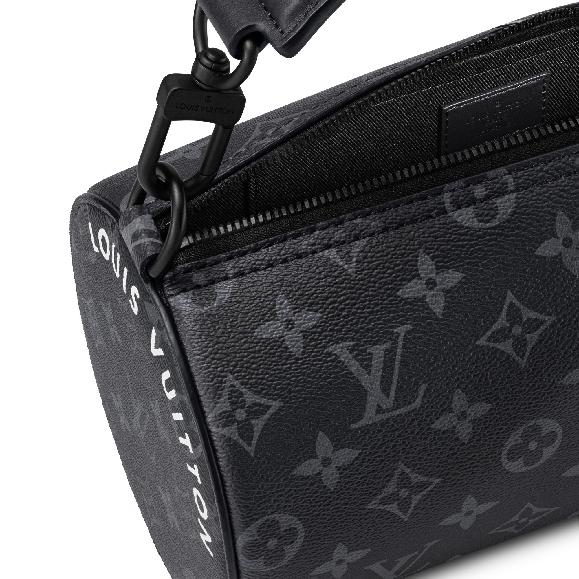 Monogram Eclipse Bags All Collections Soft Polochon PM | Louis Vuitton ® (Product zoom)