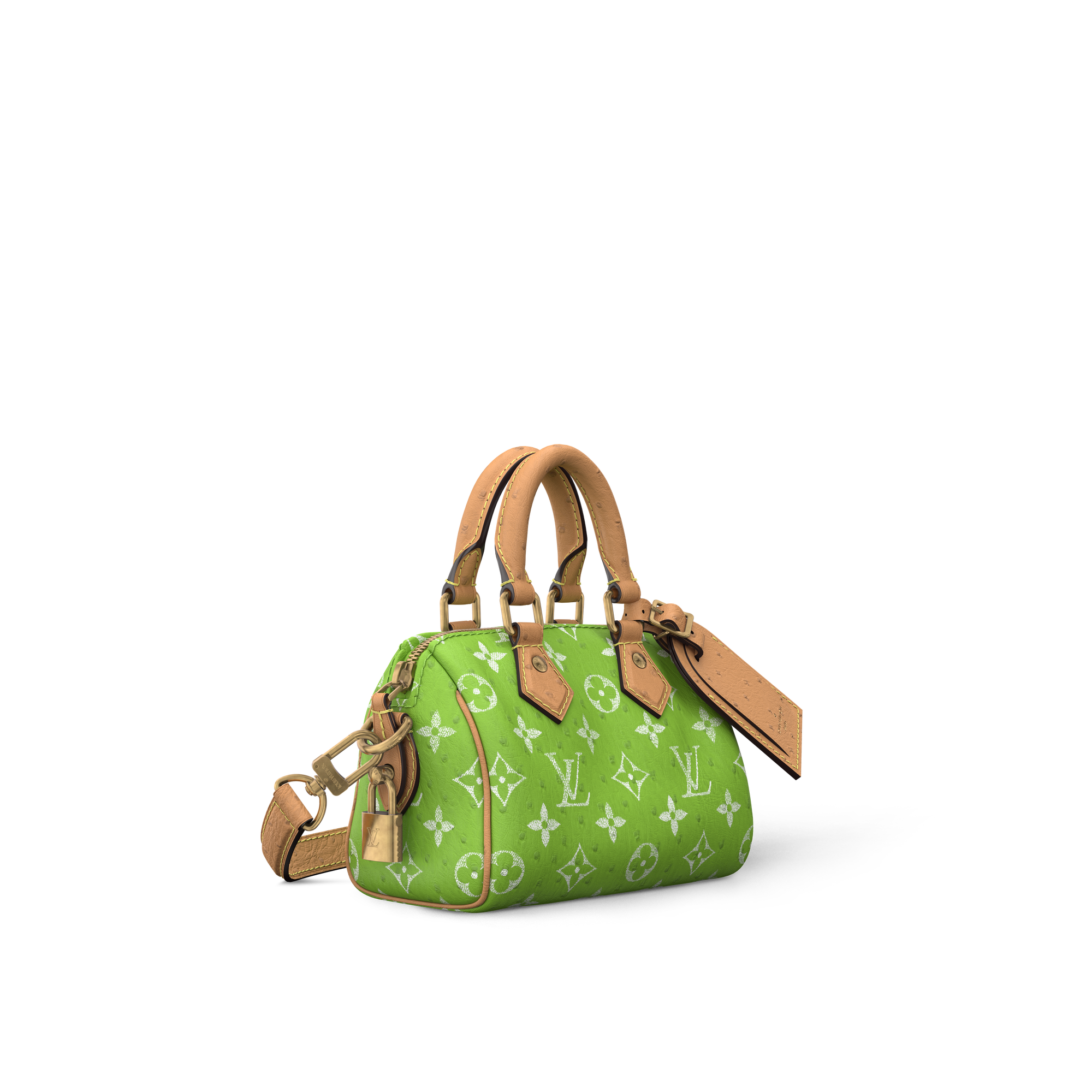 Ostrich Leather Exotics Men City Bags Speedy 18 | Louis Vuitton ® (Product zoom)