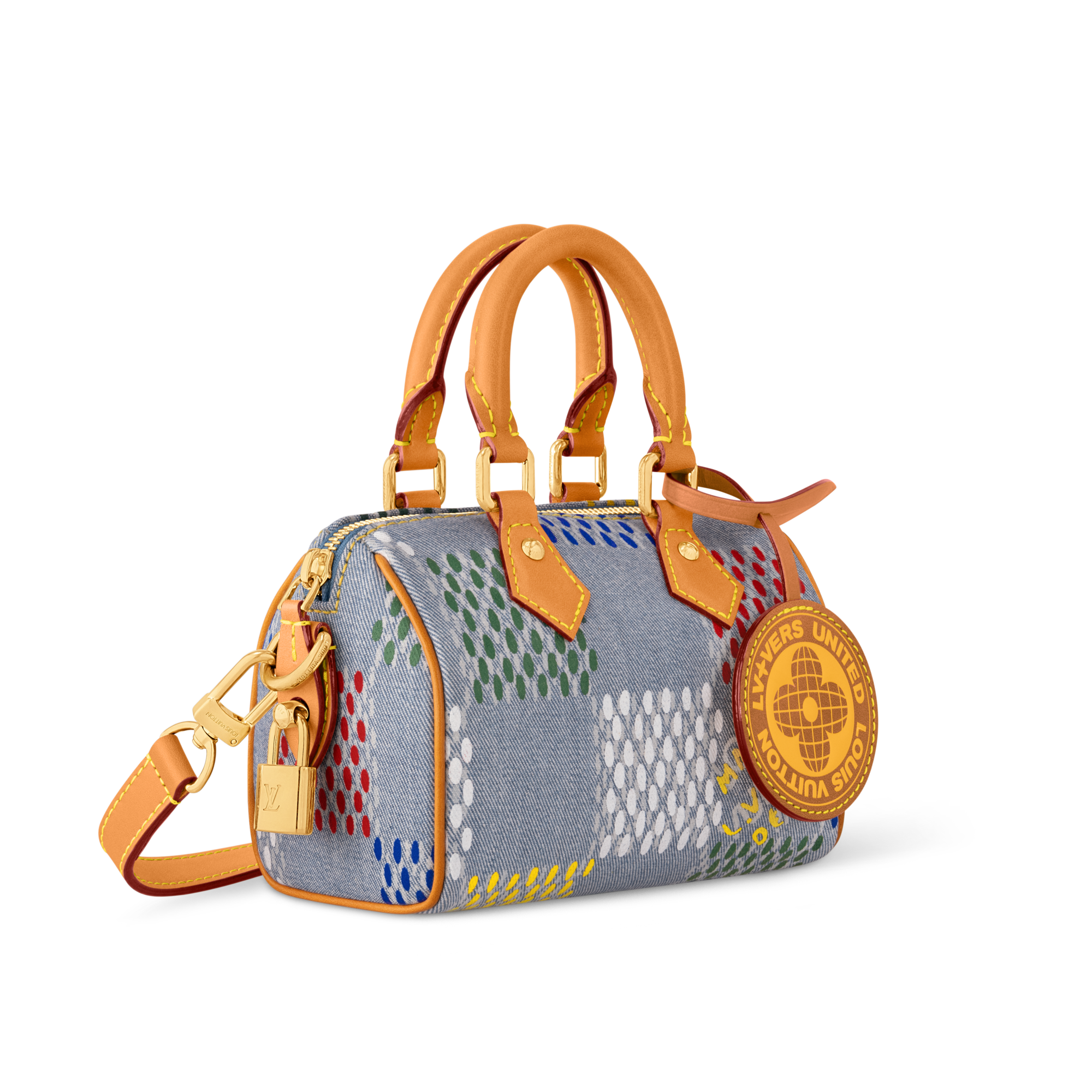 Damier Other Small Leather Goods Mini Bags Speedy 18 Bandoulière | Louis Vuitton ® (Product zoom)