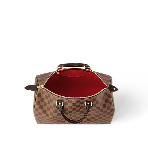 Damier Ebene Handbags All Handbags Speedy 35 | Louis Vuitton ® (Product zoom)