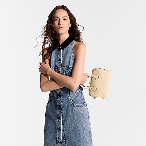 Monogram Empreinte Leather Handbags All Handbags Speedy Bandoulière 20 | Louis Vuitton ® (Product zoom)