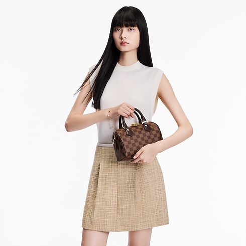 Damier Ebene Handbags All Handbags Speedy Bandoulière 20 | Louis Vuitton ® (Product zoom)