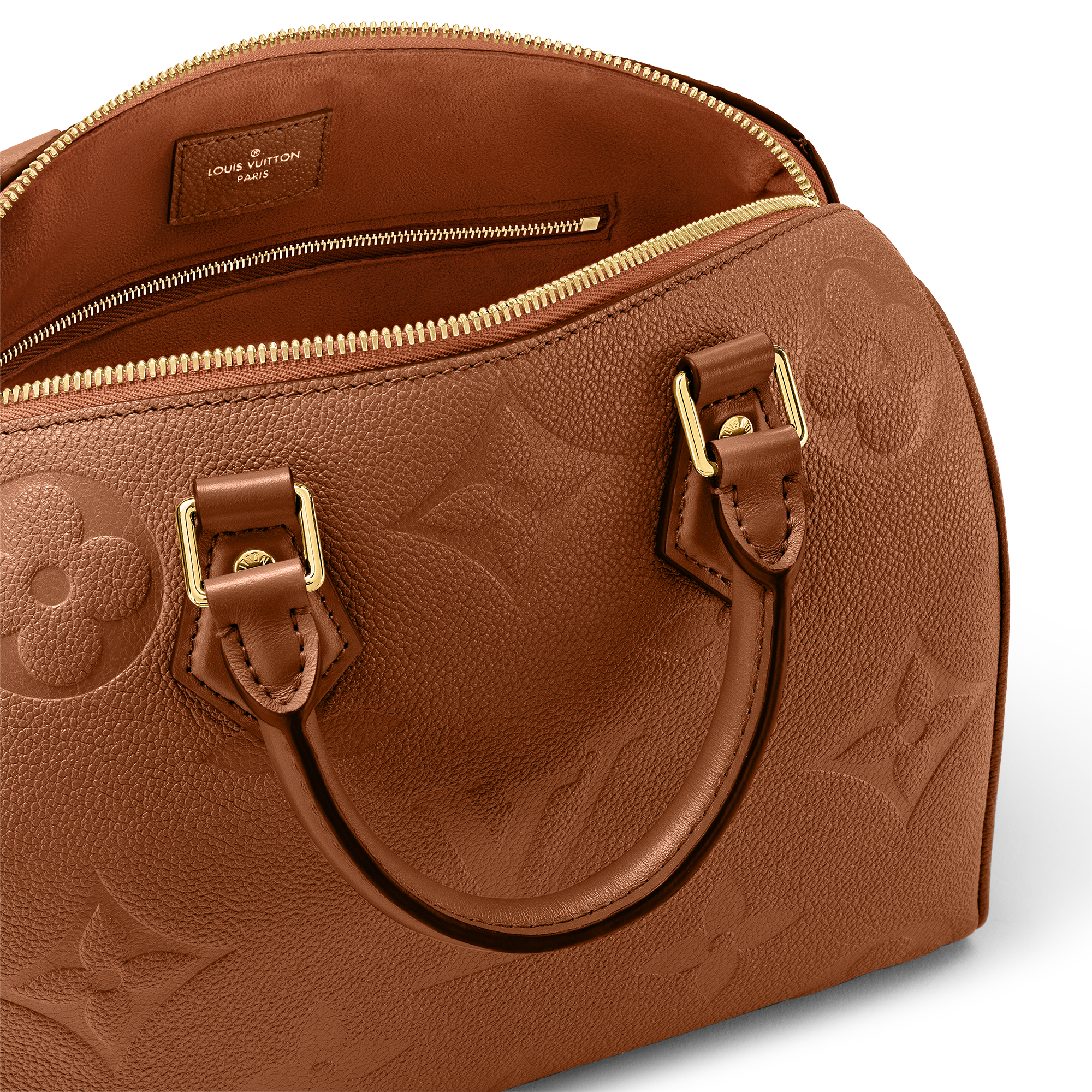 Monogram Empreinte Leather Handbags All Handbags Speedy Bandoulière 25 | Louis Vuitton ® (Product zoom)
