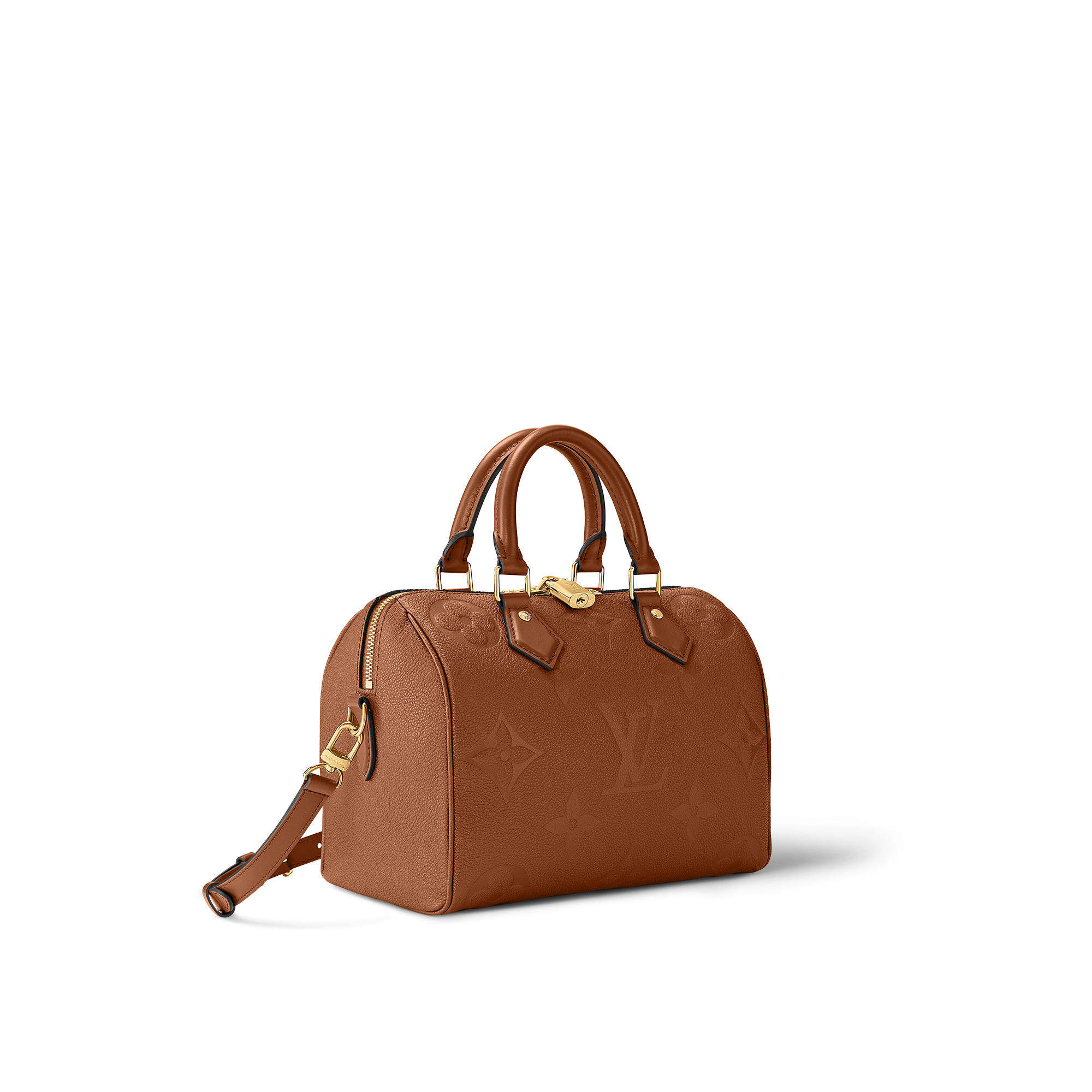 Monogram Empreinte Leather Handbags All Handbags Speedy Bandoulière 25 | Louis Vuitton ® (Product zoom)