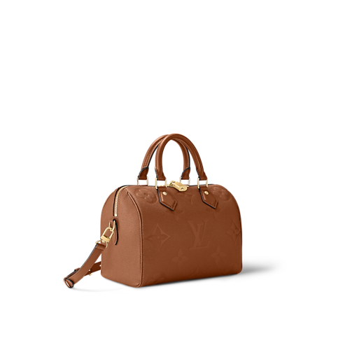 Monogram Empreinte Leather Handbags All Handbags Speedy Bandoulière 25 | Louis Vuitton ® (Product zoom)