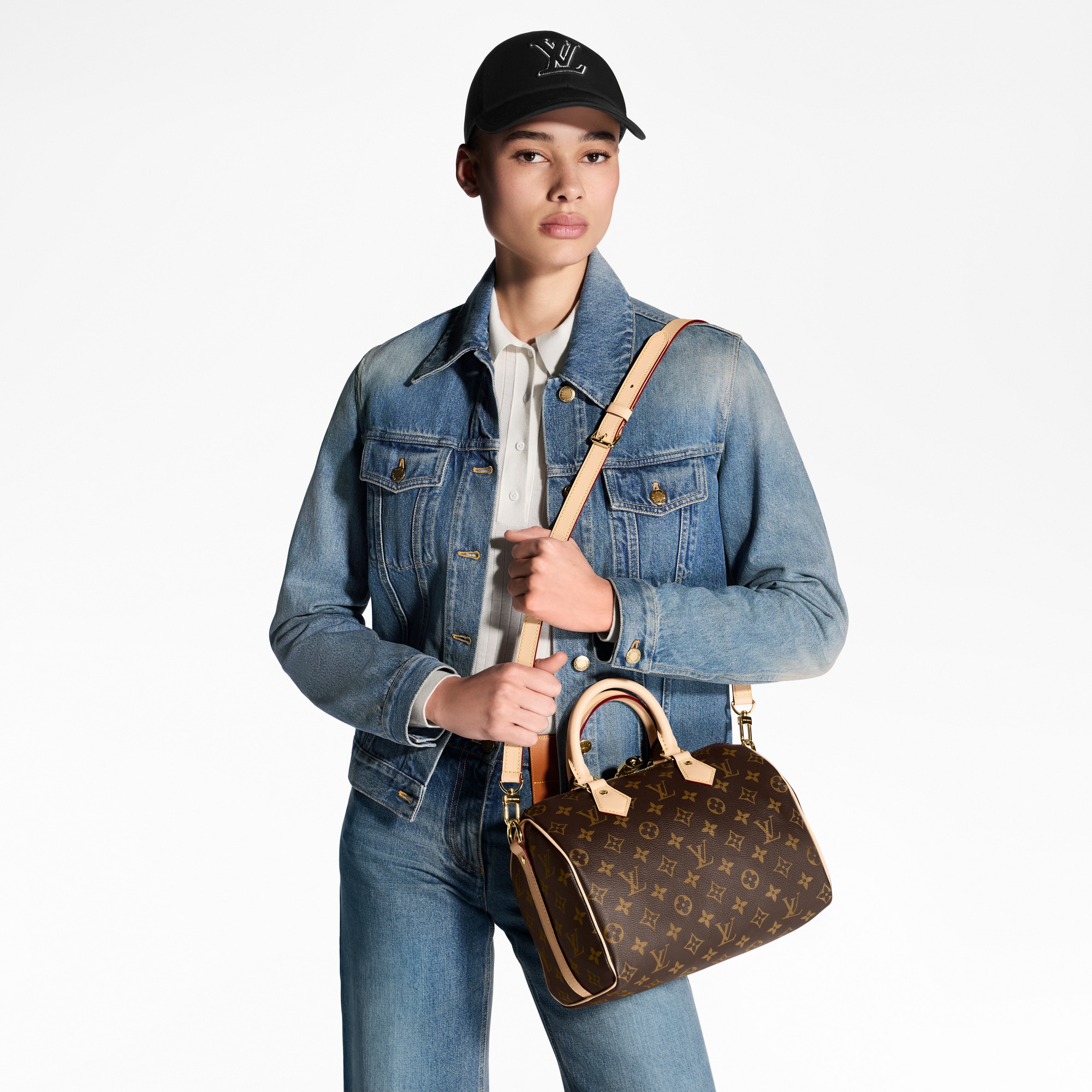 Monogram Personalization Bags and Small Leather Goods Personalization Speedy Bandoulière 25 Mon Monogram | Louis Vuitton ® (Product zoom)