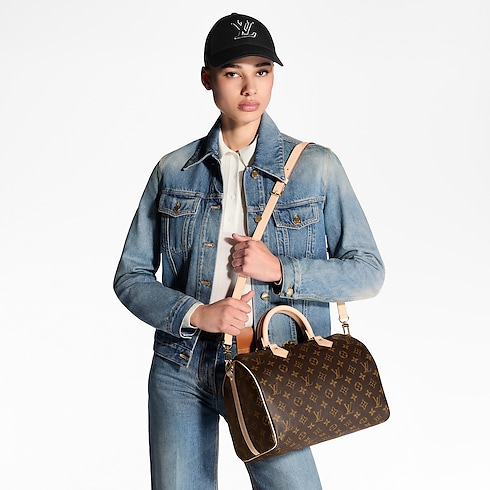 Monogram Personalization Bags and Small Leather Goods Personalization Speedy Bandoulière 30 Mon Monogram | Louis Vuitton ® (Product zoom)
