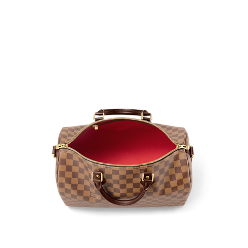 Damier Ebene Handbags All Handbags Speedy Bandoulière 35 | Louis Vuitton ® (Product zoom)