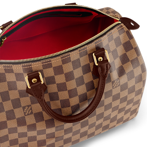 Damier Ebene Handbags All Handbags Speedy Bandoulière 35 | Louis Vuitton ® (Product zoom)