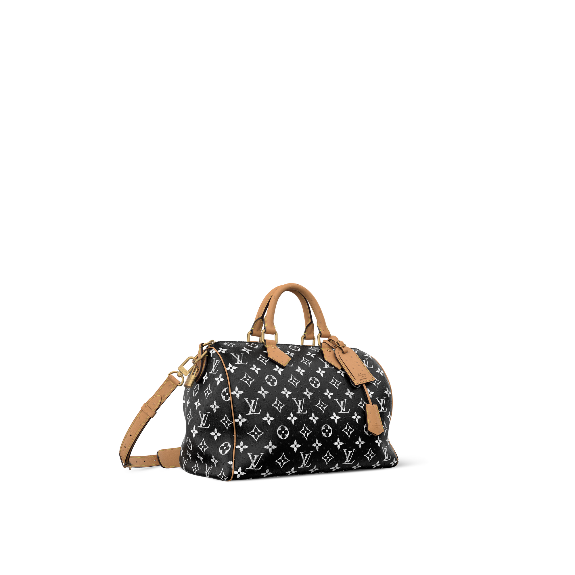 Ostrich Leather Exotics Men City Bags Speedy P9 40 | Louis Vuitton ® (Product zoom)
